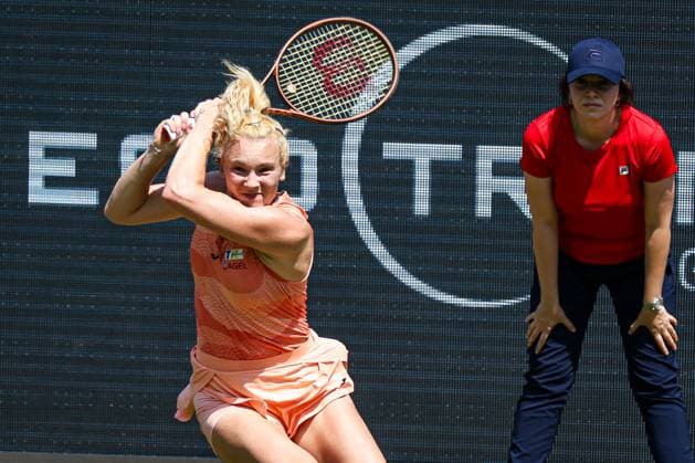 Katerina Siniakova CZE, Berlin Tennis Open by HYLO 2025, Berlin, LTTC Rot-Weiß , 15.06.2025, Copyright: xClaudioxGärtnerx