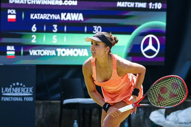 Viktoriya Tomova BUL, Berlin Tennis Open by HYLO 2025, Berlin, LTTC Rot-Weiß , 15.06.2025, Copyright: xClaudioxGärtnerx