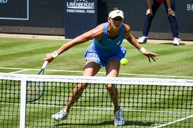 Rebeka Masarova SUI, Berlin Tennis Open by HYLO 2025, Berlin, LTTC Rot-Weiß , 15.06.2025, Copyright: xClaudioxGärtnerx