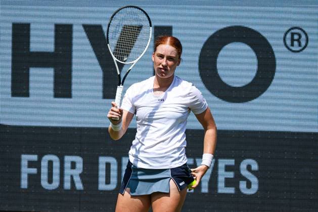 Ella Seidel GER am Netz, Berlin Tennis Open by HYLO 2025, Berlin, LTTC Rot-Weiß , 15.06.2025, Copyright: xClaudioxGärtnerx