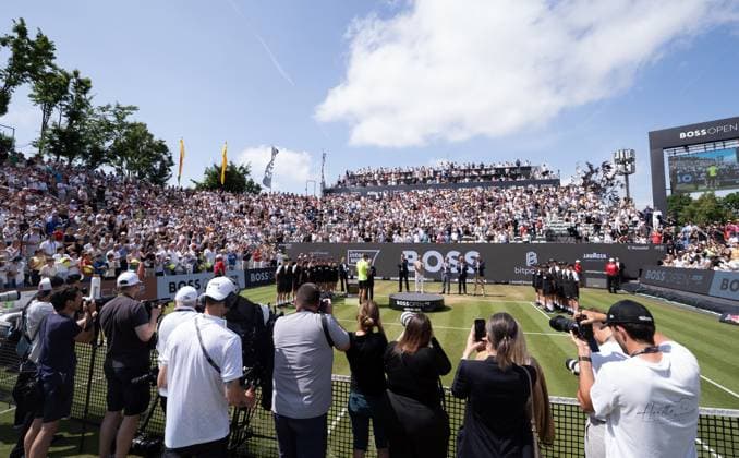 15.06.25 Tennis BOSS Open Stuttgart Weissenhof 2025 Deutschland, Stuttgart, 15.06.2025, Tennis, BOSS Open Stuttgart Weissenhof 2025: Feature Siegerehrung.