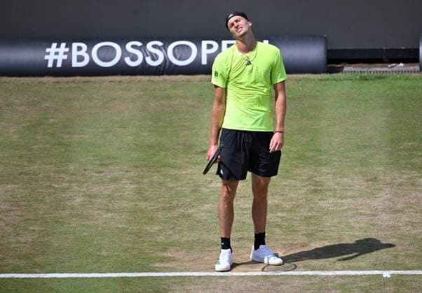 Alexander Zverev (GER) Enttaeuschung enttaeuscht nach vergebener Chance Gestik Geste Tennis Herren BOSS Open ATP, Tennis Herren 250 Stuttgart 2025 Weissenhof BOSS Open ATP 250 Stuttgart 2025