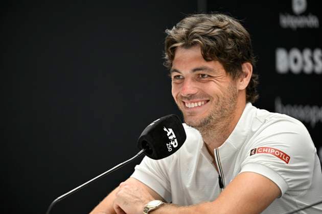 PK Pressekonferenz Taylor Fritz (USA) Portrait Tennis Herren BOSS Open ATP, Tennis Herren 250 Stuttgart 2025 Weissenhof BOSS Open ATP 250 Stuttgart 2025