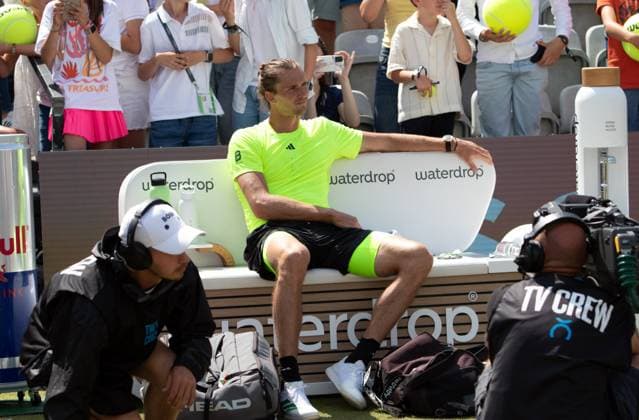 15.06.25 Tennis BOSS Open Stuttgart Weissenhof 2025 Deutschland, Stuttgart, 15.06.2025, Tennis, BOSS Open Stuttgart Weissenhof 2025: Alexander Zverev.