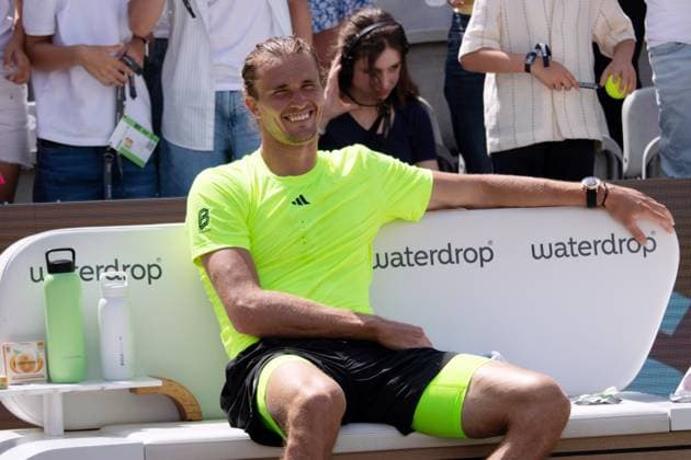 15.06.25 Tennis BOSS Open Stuttgart Weissenhof 2025 Deutschland, Stuttgart, 15.06.2025, Tennis, BOSS Open Stuttgart Weissenhof 2025: Alexander Zverev.