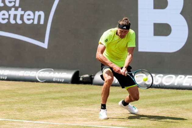 BOSS OPEN ATP250; 15.06.2025 Alexander Zverev (GER) im Match gegen Taylor Fritz (USA) BOSS OPEN ATP250; Stuttgart, Tennisclub Weissenhof am 15.06.2025 Copyright: xBEAUTIFULxSPORTS Wunderlx