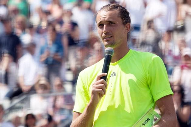 15.06.25 Tennis BOSS Open Stuttgart Weissenhof 2025 Deutschland, Stuttgart, 15.06.2025, Tennis, BOSS Open Stuttgart Weissenhof 2025: Alexander Zverev.
