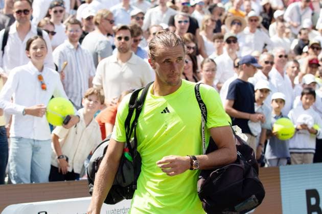 15.06.25 Tennis BOSS Open Stuttgart Weissenhof 2025 Deutschland, Stuttgart, 15.06.2025, Tennis, BOSS Open Stuttgart Weissenhof 2025: Alexander Zverev.