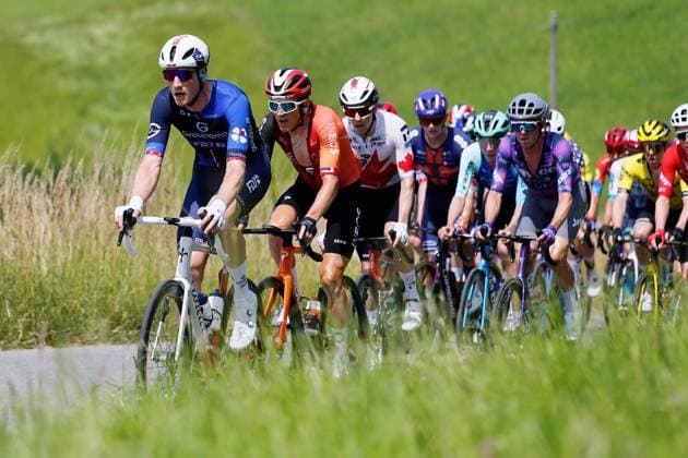 TDS 1.Etappe Stefan Kueng SUI 15.06.2025 Kuessnacht, SCHWEIZ, Tour de Suisse 1.Etappe Kuessnacht - Kuessnacht Stefan Kueng SUI Team FDJ Groupama im Anstieg zum Michaelskreuz