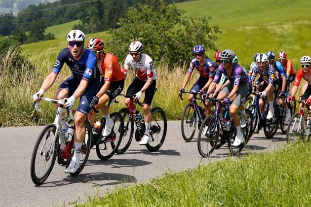 TDS 1.Etappe Stefan Kueng SUI 15.06.2025 Kuessnacht, SCHWEIZ, Tour de Suisse 1.Etappe Kuessnacht - Kuessnacht Stefan Kueng SUI Team FDJ Groupama im Anstieg zum Michaelskreuz