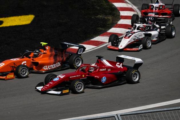 AUTO - F1 ACADEMY 2025 - MONTREAL 64 WEUG Maya (nld), MP Motorsport, Supporter by Ferrari, Tatuus F4-T421, action 07 CRONE Courtney (usa), ART Grand Prix, Supporter by Haas, Tatuus F4-T421, action during the 4th round of the 2025 F1 Academy Championship from June 14 to 16, 2025 on the Circuit Gilles Villeneuve, in Montrà al, Canada - Montrà alCanada Copyright: xXavixBonillax