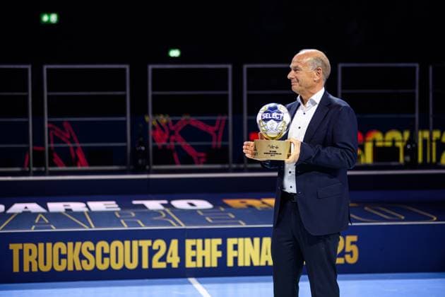 COLOGNE, GERMANY - 15 JUNE, 2025: - The final match of TruckScout24 EHF FINAL4 Fuchse Berlin vs SC Magdeburg at Lanxess Arena.  Copyright: xVITALIIxKLIUIEVx