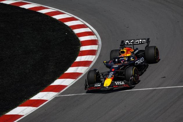 F1 - CANADIAN GRAND PRIX 2025 01 VERSTAPPEN Max (nld), Red Bull Racing RB21, action during the Formula 1 Pirelli Grand Prix du Canada 2025, 10th round of the 2025 FIA Formula One World Championship, WM, Weltmeisterschaft from June 14 to 16, 2025 on the Circuit Gilles Villeneuve, in MontrÃ al, Canada - MontrCanada  Copyright: xFLORENTxGOODENx