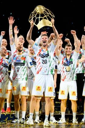 Koeln, Deutschland: Handball EHF CL Final 4 - Finale - Fuechse Berlin - SC Magdeburg Philipp Weber (SC Magdeburg) Koeln Lanxess Arena Nordrhein-Westfalen Deutschland