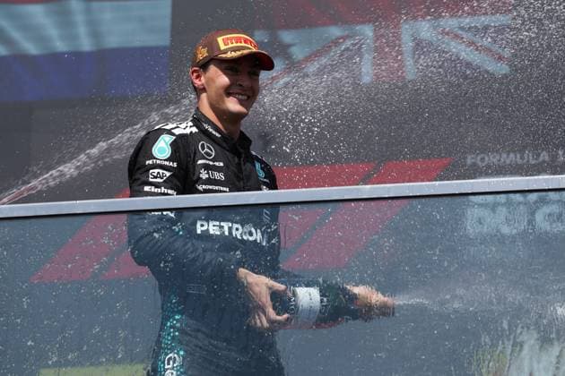 F1 - CANADIAN GRAND PRIX 2025 RUSSELL George (gbr), Mercedes AMG F1 Team W16, portrait during the Formula 1 Pirelli Grand Prix du Canada 2025, 10th round of the 2025 FIA Formula One World Championship, WM, Weltmeisterschaft from June 14 to 16, 2025 on the Circuit Gilles Villeneuve, in MontrÃ al, Canada - MontrCanada  Copyright: xFLORENTxGOODENx