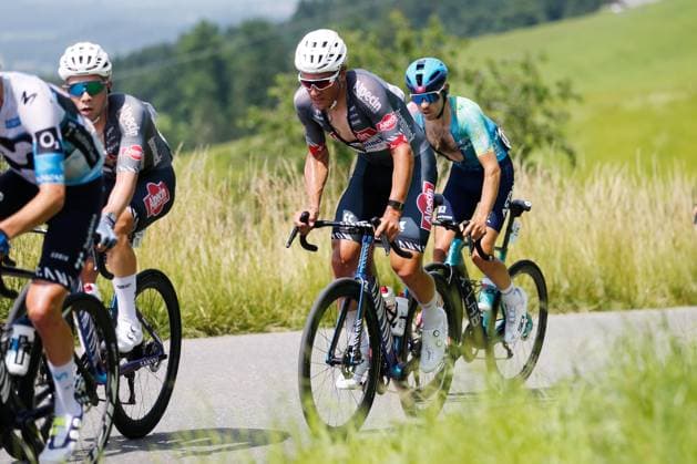 TDS 1.Etappe Silvan Dillier SUI Team Alpecin - Deceuninck 15.06.2025 Kuessnacht, SCHWEIZ, Tour de Suisse 1.Etappe Kuessnacht - Kuessnacht Silvan Dillier SUI Team Alpecin - Deceuninck im Anstieg zum Michaelskreuz