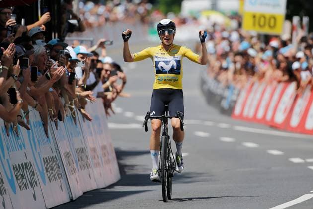 TDS Women Siegerin Marlen Reusser SUI Team Movistar 15.06.2025 Kuessnacht, SCHWEIZ, Tour de Suisse Women 4.Etappe Kuessnacht - Kuessnacht Siegerin Marlen Reusser SUI Team Movistar