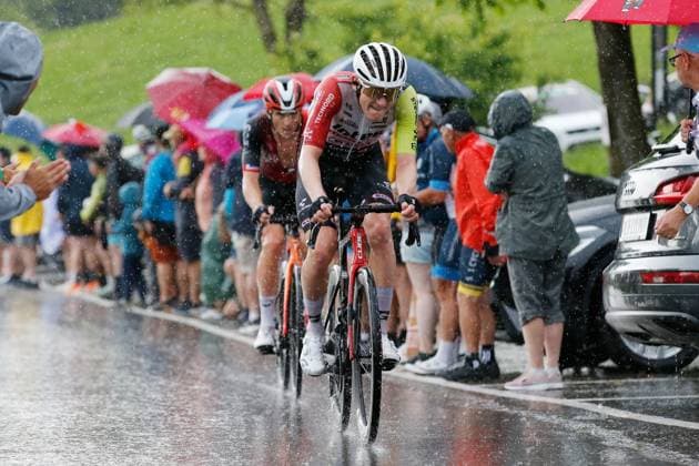 TDS 1.Etappe Georg Zimmermann GER Team Intermarche Wanty 15.06.2025 Kuessnacht, SCHWEIZ, Tour de Suisse 1.Etappe Kuessnacht - Kuessnacht Georg Zimmermann GER Team Intermarche Wanty im Aufstieg zum Michaelskreuz