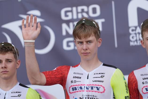 ORN-KRISTOFF Felix during the stage 2 of the Giro Next Gen 2025, Rho Fiera Milano (Mi) - CantÃ¹ (Co), 146 km, Italy - Monday, June 16, 2025. - cycling.  Copyright: xGianxMattiaxD Albertox LaPressex