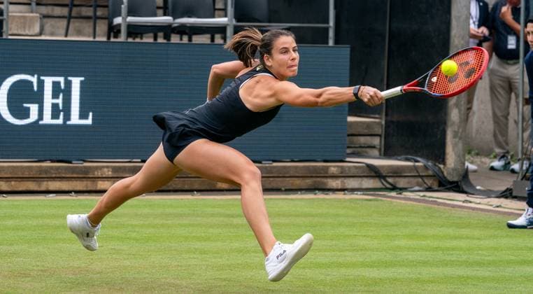 16.06.2025, WTA, Tennis Damen 500, Tennis, Damen, Berlin Tennis Open by Hylo 2025, Berlin, 1. Runde, Marta Kostyk (Ukraine) - Emma Navarro (USA) Marta Kostyk (Ukraine) Berlin Steffi-Graf-Stadion Berlin Deutschland