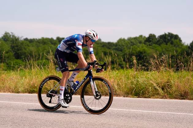VERVENNE Jonathan ( SOUDAL QUICK-STEP DEVO TEAM) during the stage 2 of the Giro Next Gen 2025, Rho Fiera Milano (Mi) - CantÃ¹ (Co), 146 km, Italy - Monday, June 16, 2025. - cycling.  Copyright: xFabioxFerrarix LaPressex