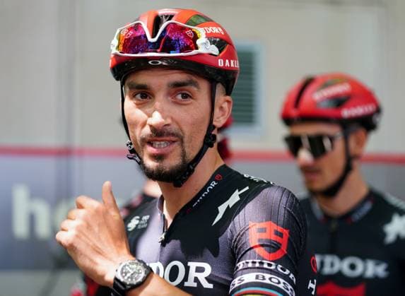 16.06.2025 Schweiz. Tour de Suisse Herren 2025 2. Etappe Aarau - Schwarzee Bild : Julien Alaphilippe (FRA) Team Tudor Aktion