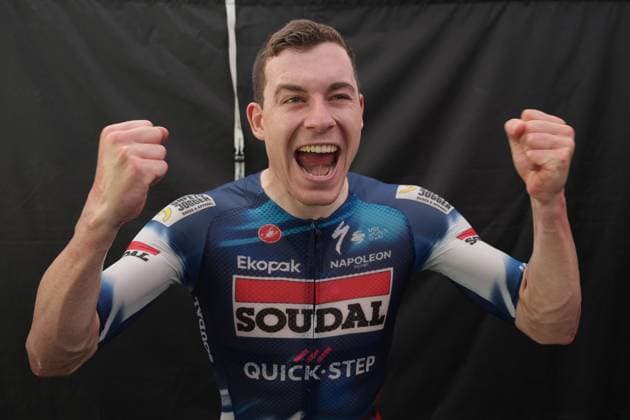 VERVENNE Jonathan ( SOUDAL QUICK-STEP DEVO TEAM) winner stage during the stage 2 of the Giro Next Gen 2025, Rho Fiera Milano (Mi) - CantÃ¹ (Co), 146 km, Italy - Monday, June 16, 2025. - cycling.  Copyright: xGianxMattiaxD Albertox LaPressex