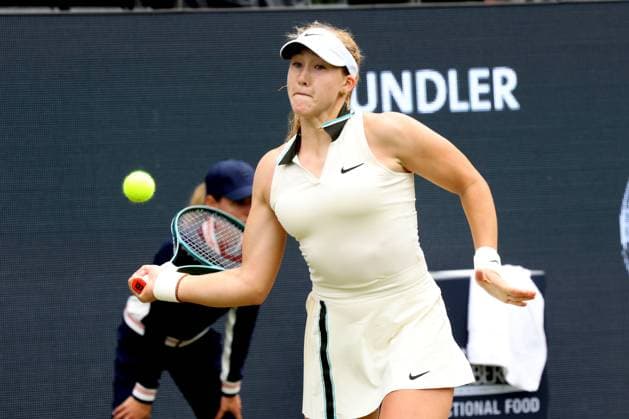 DEU, BerlinTennis Open, 16.06.2025, Rot-Weiss Tennisanlage, Berlin, DEU, BerlinTennis Open, im Bild Mirra Andreeva