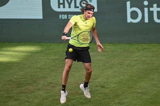 Stefanos Tsitsipas GRE 16.06.2025 Tennis TERRA WORTMANN OPEN ATP, Tennis Herren 500, OWL ARENA, TERRA WORTMANN OPEN,