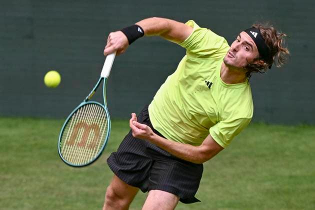 Stefanos Tsitsipas GRE 16.06.2025 Tennis TERRA WORTMANN OPEN ATP, Tennis Herren 500, OWL ARENA, TERRA WORTMANN OPEN,