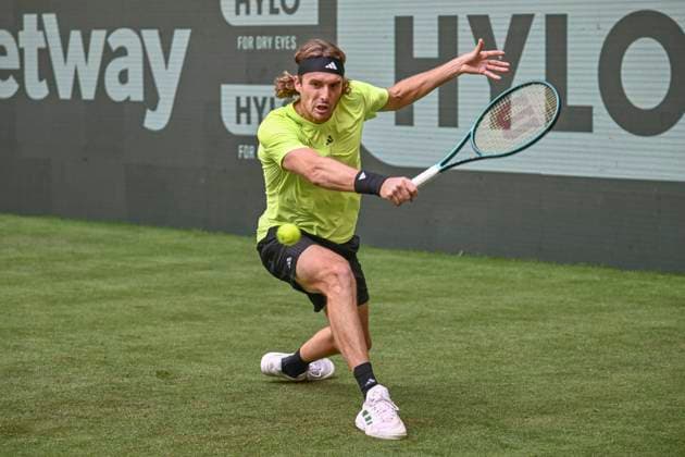 Stefanos Tsitsipas GRE 16.06.2025 Tennis TERRA WORTMANN OPEN ATP, Tennis Herren 500, OWL ARENA, TERRA WORTMANN OPEN,
