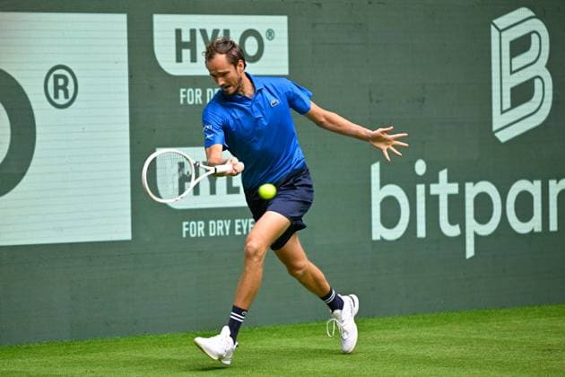 Halle, OWL Arena, 16.06.25, GER, Herren, Tennis, Terra Wortmann Open 2025, 1. Hauptrunde Bild: Daniil MEDVEDEV Nordrhein-Westfalen Deutschland