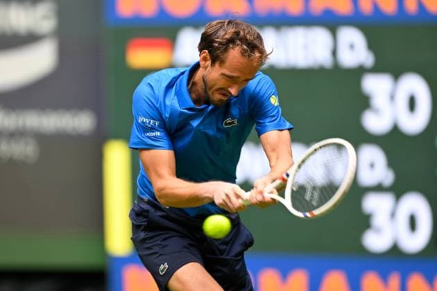 Sport Bilder des Tages Halle, OWL Arena, 16.06.25, GER, Herren, Tennis, Terra Wortmann Open 2025, 1. Hauptrunde Bild: Daniil MEDVEDEV Nordrhein-Westfalen Deutschland