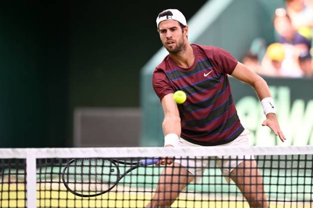 Halle, OWL Arena, 16.06.25, GER, Herren, Tennis, Terra Wortmann Open 2025, 1. Hauptrunde Bild: Karen KHACHANOV Nordrhein-Westfalen Deutschland