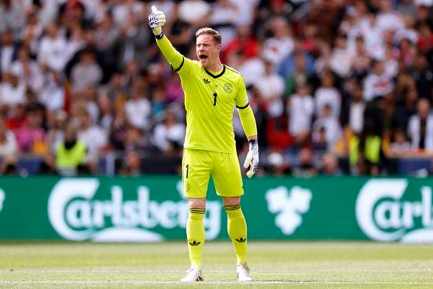 TER STEGEN Marc Andre Torwart Team Deutschland UEFA Nations League Finals Spiel um den 3.Platz Deutschland - Frankreich 0 : 2 am 08.06.2025 in Stuttgart Copyright: xLacixPerenyix