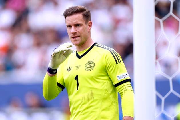TER STEGEN Marc Andre Torwart Team Deutschland UEFA Nations League Finals Spiel um den 3.Platz Deutschland - Frankreich 0 : 2 am 08.06.2025 in Stuttgart Copyright: xLacixPerenyix