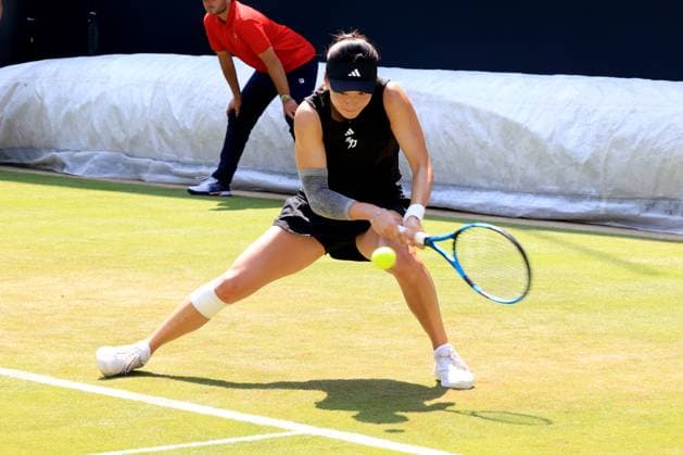 DEU, Berlin-Tennis-Open, 17.06.2025, Rot-Weiss Tennisanlage, Steffi-Graf-Stadion, Berlin, DEU, Berlin-Tennis-Open, im Bild Xinyu Wang (CHN)