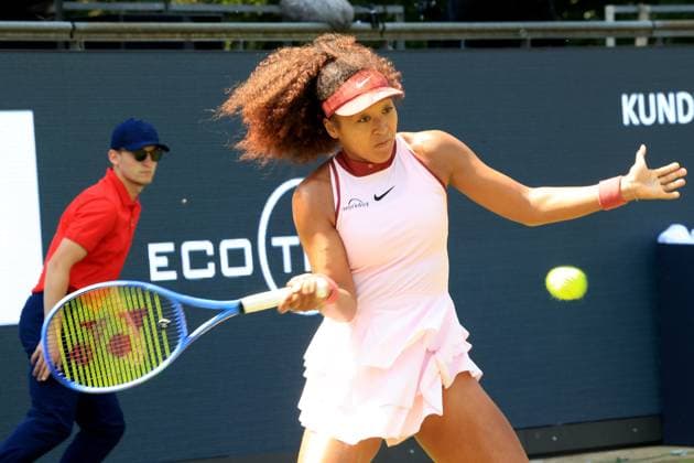 DEU, Berlin-Tennis-Open, 17.06.2025, Rot-Weiss Tennisanlage, Steffi-Graf-Stadion, Berlin, DEU, Berlin-Tennis-Open, im Bild Naomi Osaka (JAP)