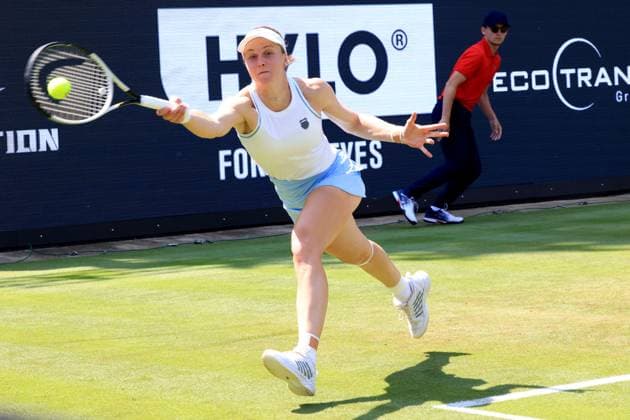 DEU, Berlin-Tennis-Open, 17.06.2025, Rot-Weiss Tennisanlage, Steffi-Graf-Stadion, Berlin, DEU, Berlin-Tennis-Open, im Bild Liudmila Samsonova
