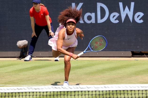 DEU, Berlin-Tennis-Open, 17.06.2025, Rot-Weiss Tennisanlage, Steffi-Graf-Stadion, Berlin, DEU, Berlin-Tennis-Open, im Bild Naomi Osaka (JAP)