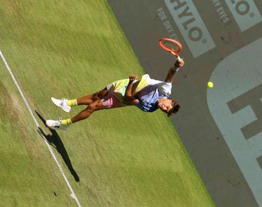 photo : Flavio COBOLLI (ITA) Tennis-Turnier Terra Wortmann Cup im Gerry Weber Sportpark (OWL-Arena) in Halle Westfalen am Di. 17.06.2025