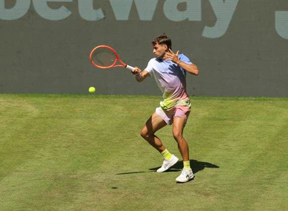 photo : Flavio COBOLLI (ITA) Tennis-Turnier Terra Wortmann Cup im Gerry Weber Sportpark (OWL-Arena) in Halle Westfalen am Di. 17.06.2025