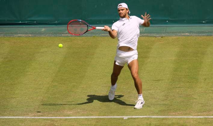 photo : Tomas MACHAC (CZE) Tennis-Turnier Terra Wortmann Cup im Gerry Weber Sportpark (OWL-Arena) in Halle Westfalen am Di. 17.06.2025