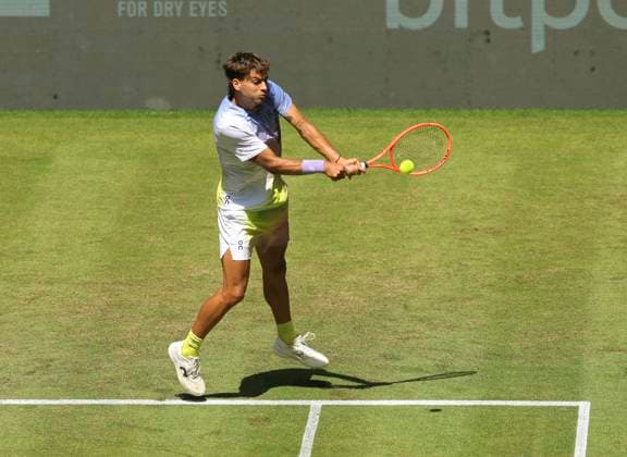 photo : Flavio COBOLLI (ITA) Tennis-Turnier Terra Wortmann Cup im Gerry Weber Sportpark (OWL-Arena) in Halle Westfalen am Di. 17.06.2025