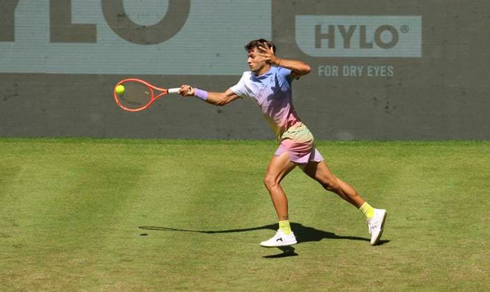 photo : Flavio COBOLLI (ITA) Tennis-Turnier Terra Wortmann Cup im Gerry Weber Sportpark (OWL-Arena) in Halle Westfalen am Di. 17.06.2025