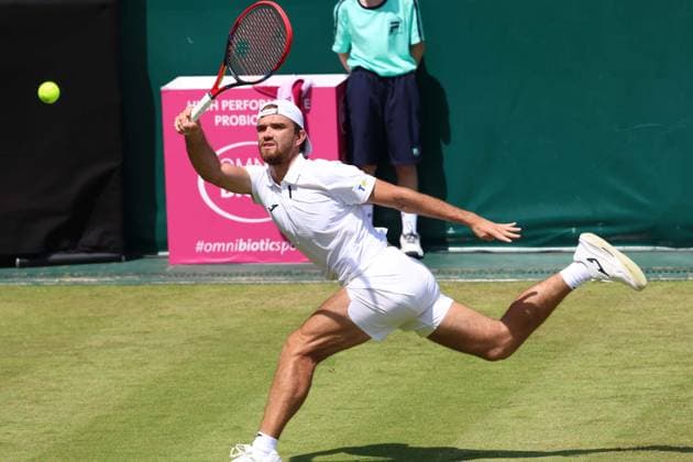 Tennis COURT WORTMANN OPEN, Tomas Machac (CZE), Halle, Germany, June 17, 2025. Photo Felice Calabro  Copyright: xFelicexCalabro x xipa-agency.netx xFELICExCALABRO x 0822380180st
