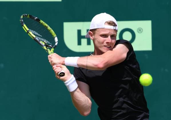 Tennis COURT WORTMANN OPEN, Jesper de Jong (NED), Halle, Germany, June 17, 2025. Photo Felice Calabro  Copyright: xFelicexCalabro x xipa-agency.netx xFELICExCALABRO x 0822380222st