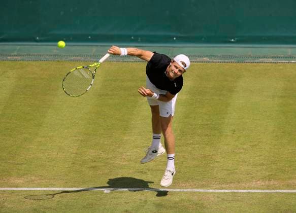 photo : Jesper de JONG (NED) Tennis-Turnier Terra Wortmann Cup im Gerry Weber Sportpark (OWL-Arena) in Halle Westfalen am Di. 17.06.2025