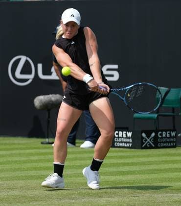 Nottingham Tennis Centre Nottingham, England - June 17th : Sonay Kartal during the day 3 match in the Lexus Nottingham Tennis Open on June 17th, 2025. (Paul Bonser SPP) Copyright: xPaulxBonser SPPx spp-en-PaBo-Lexus Nottingham Open 5626