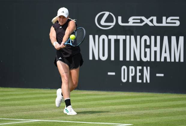 Nottingham Tennis Centre Nottingham, England - June 17th : Sonay Kartal during the day 3 match in the Lexus Nottingham Tennis Open on June 17th, 2025 in Nottingham, England (Paul Bonser SPP) Copyright: xPaulxBonser SPPx spp-en-PaBo-Lexus Nottingham Open 5630